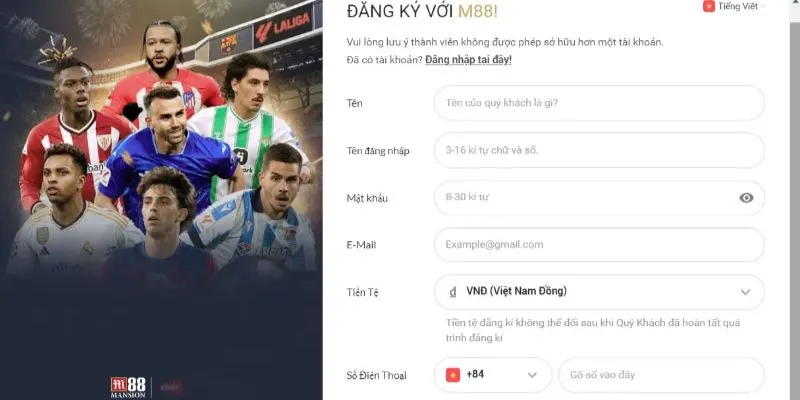 Hướng dẫn cách tham gia M88 xổ số